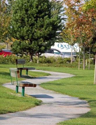 Toyota Mini-Park - View north towards Highway 91A